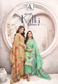 Alok Kalki Vol 4 Hand Weave Dress Materials